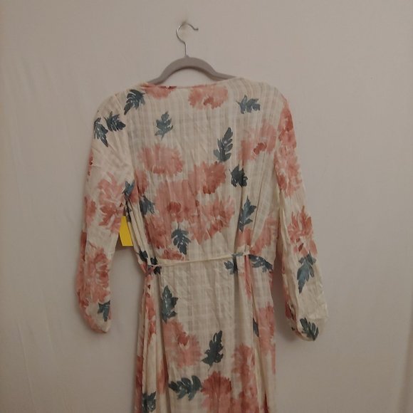 NWT Lovestich floral boho wrap with autumn colors amd slip dress Medium - Picture 12 of 16